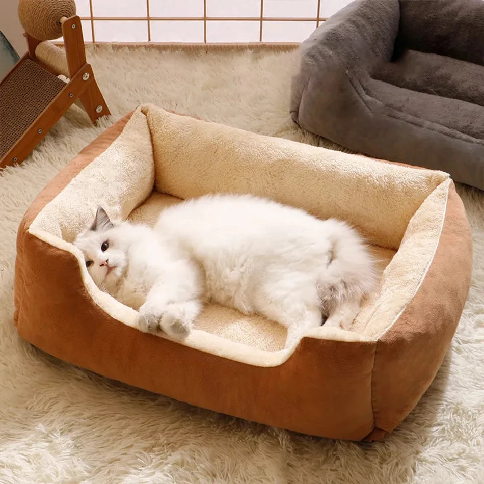 Cama macia, confortavel e lavável para Gatos/Cães